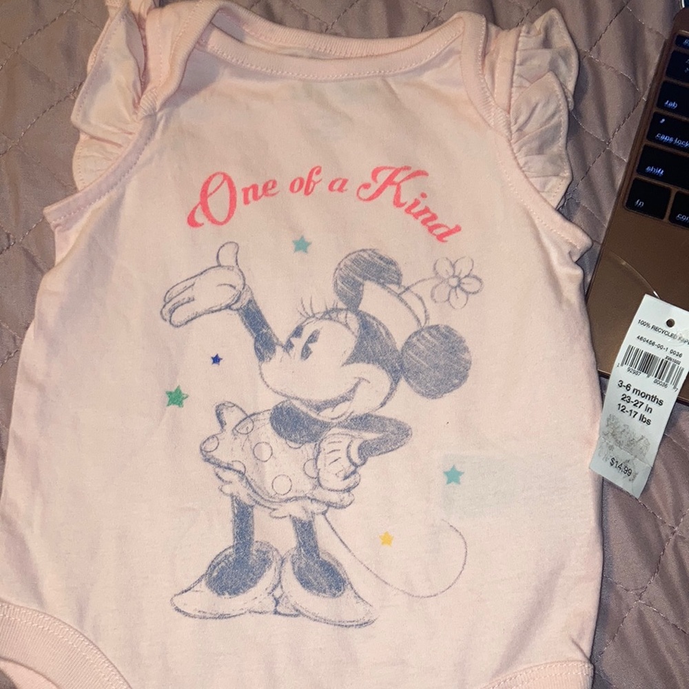 New Minnie onesie 3-6 months